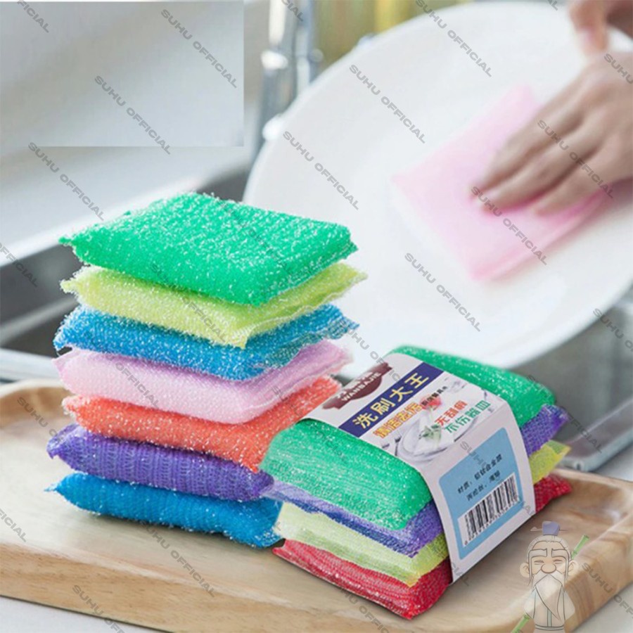 Spons METALIK / Spons Cuci Piring / Sponge Bantal Sabut Metalic