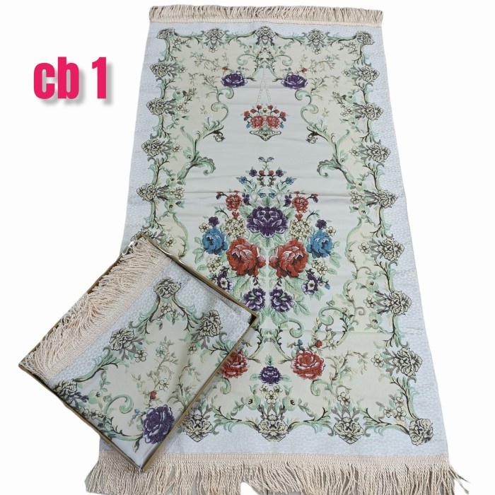 sajadah turki premium motif bordir