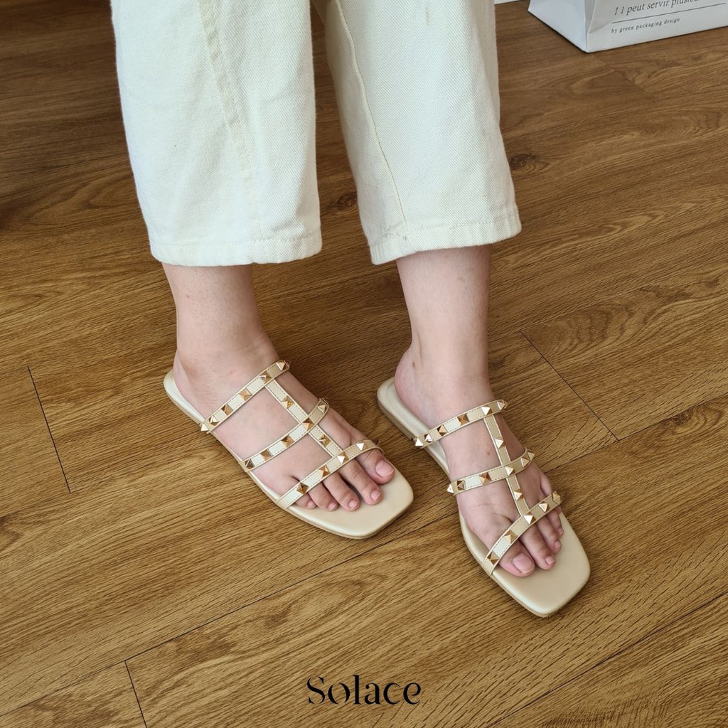 SOLACE - Flat Sandals - NARA