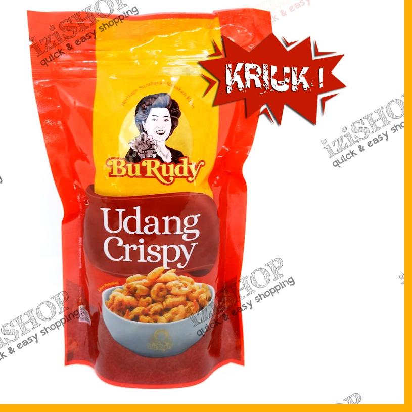

☊ UDANG CRISPY Kemasan POUCH Khas Bu Rudy ☼
