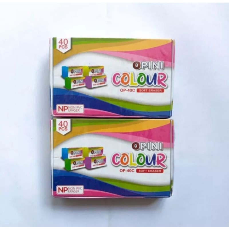 

1 PCS PENGAHPUS GOSTAR / PENGHAPUS OPINI KECIL WARNA (40 PCS)