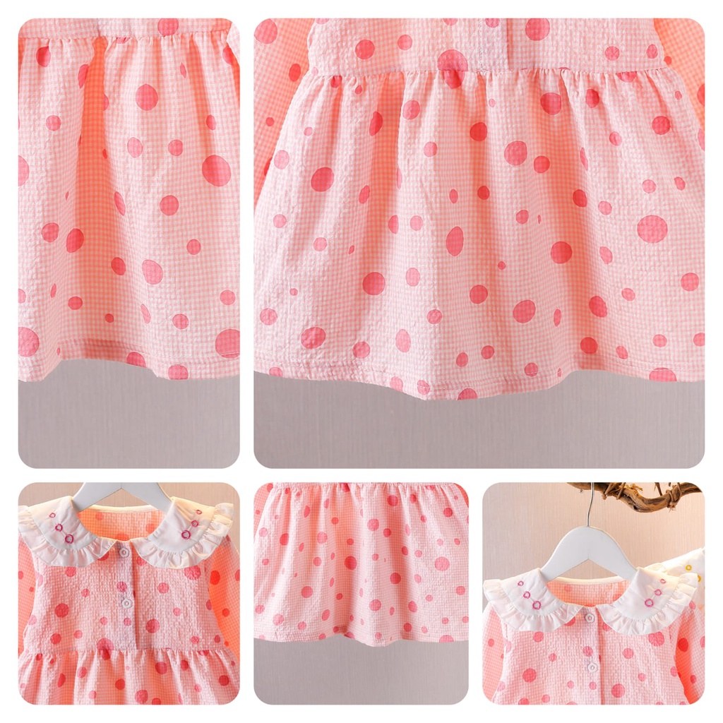 6Bulan - 4Tahun Dress Korea Anak Perempuan / Dress Korea Bayi Perempuan New Arrival