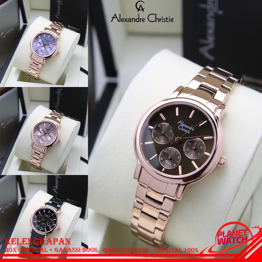 ALEXANDER CHRISTIE JAM TANGAN WANITA JAM TANGAN ORIGINAL JAM TANGAN AC TERBARU JAM WANITA ALEXANDRE 