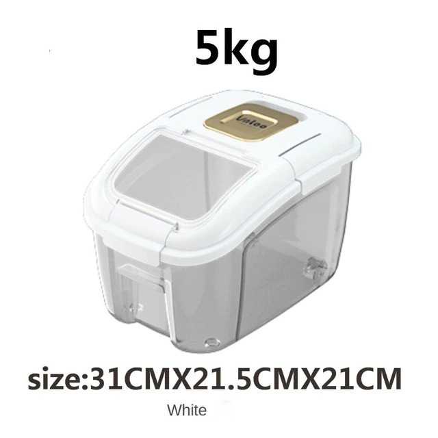 Tempat Beras Rice Container Box Insect Proof 5KG Kotak Penyimpanan Beras Anti Kutu Serangga Material Berkualitas