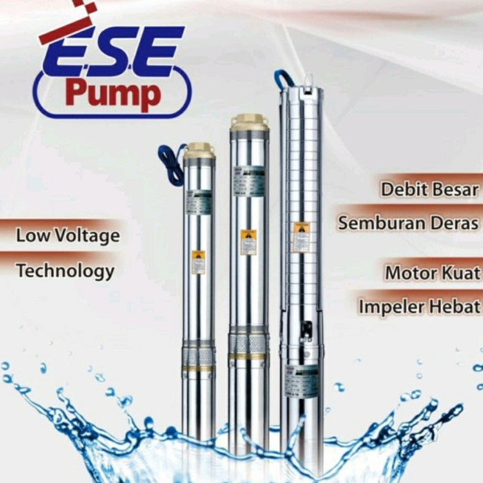 {{{{}}] Pompa Air Celup Submersible Pump Ese National 0.5 HP 3 SDK