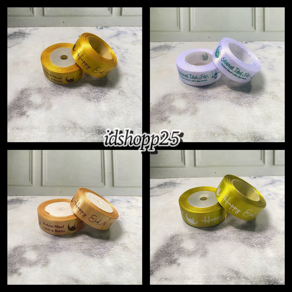 

PITA SATIN IDUL FITRI TIMBUL PREMIUM | PITA SATIN LEBARAN 18 METER 1 ROL