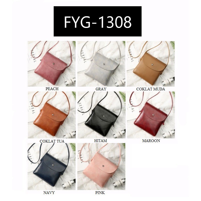 FYGALERY FYG1308 Tas Selempang Tas Mini Tas Fashion Wanita Sling Bag Murah