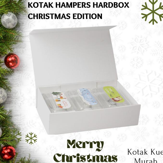 

Hard box edisi natal box hampers toples kue kering kotak kado gift box