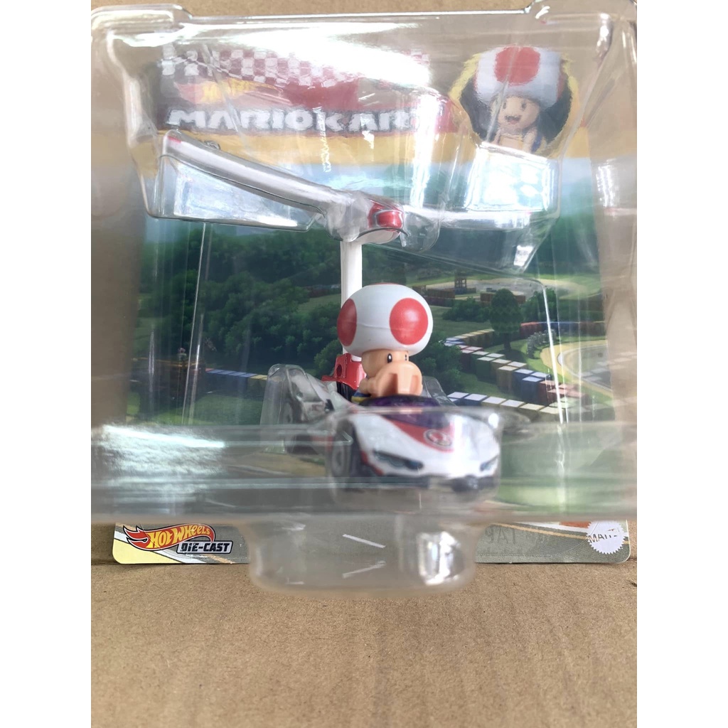 Hotwheels Mario Kart Toad P-wing + Plane Glider