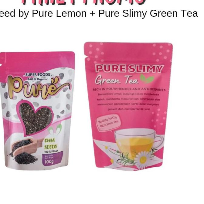 

✫ Paket Promo Chia Seed 100 gr + Green tea 30 gr (1 CHSD + 1 GT) ●
