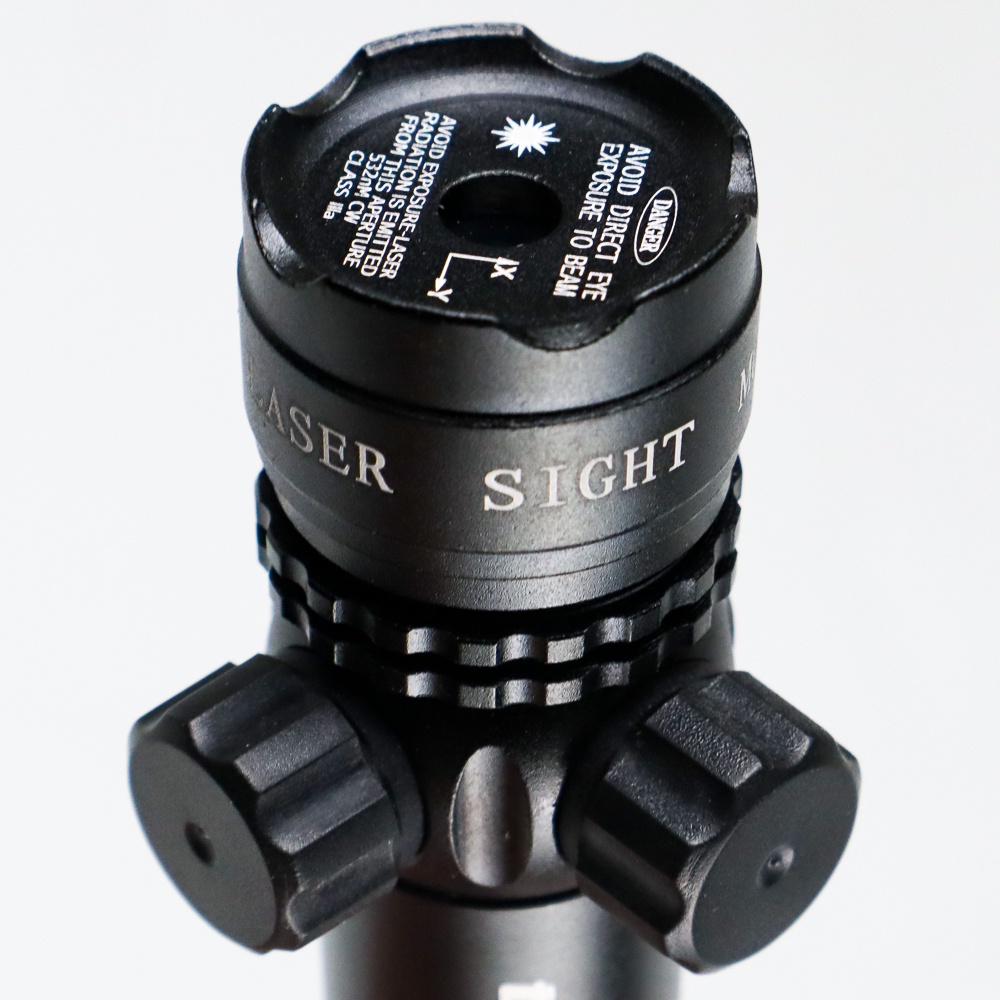 Laser Mount Sinar Hijau + Baterai + Charger - Black