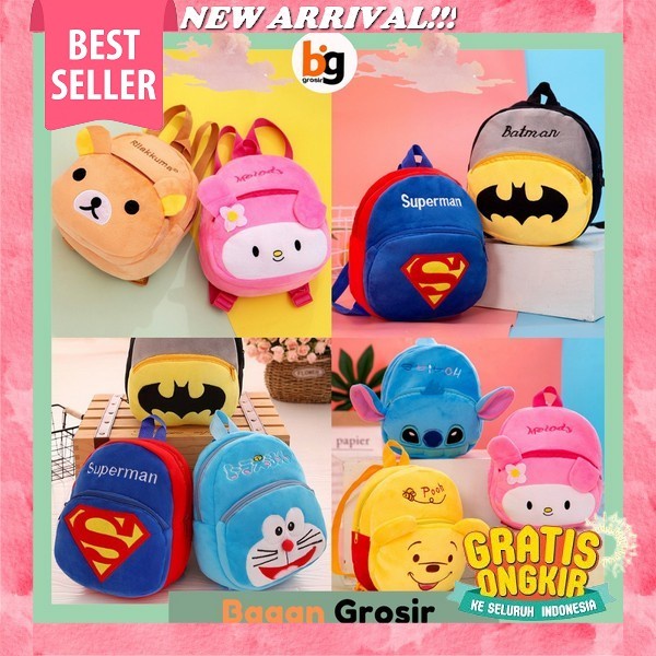 Tas Sekolah Skolah Ransel Karakter Anak Anak Paud Tk Perempuan Sd Tk Disney Original Import Frozen L