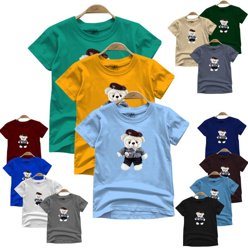 kaos anak anak unisex 2-16thn