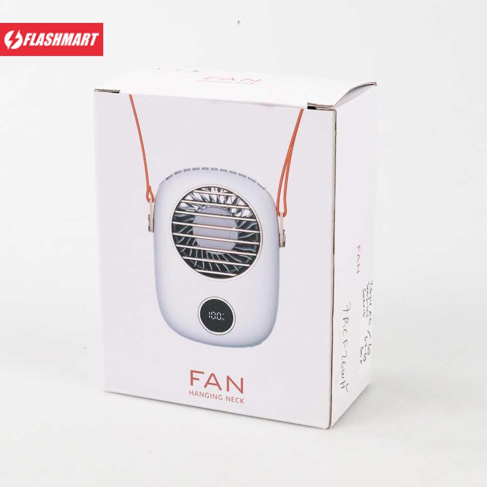 Flashmart Kipas Angin Portable Model Kalung Leher Neck Fan 2000mAh - F9