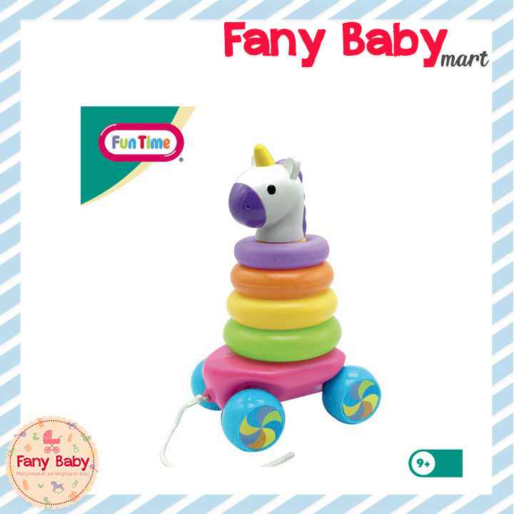 FUNTIME URSULA THE UNICORN PULL ALONG STACKER / 5950