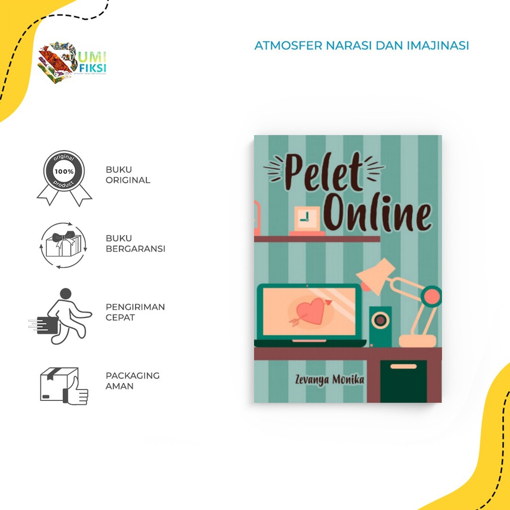 Buku Novel - Pelet Online  - Zevanya Monika - Sarana Kreasi - Bumifiksi