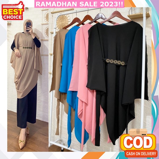 Gamis Kaftan Lebaran Wanita Terbaru 2023 Pearl Dress Kaftan Mat Ceruty Premium Ukuran Jumbo Ld 120 C