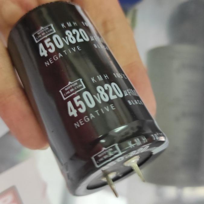 820uf 450v Elco Capacitor 820 uf 450 v pcmelektrob9090 Kualitas Baik