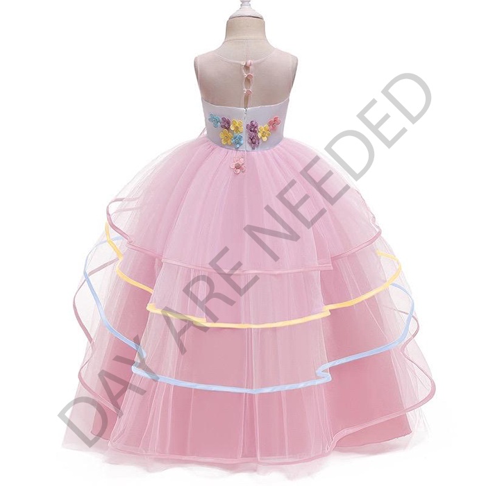 Dress Pink baju princess unicorn anak dress princes dres gaun prinses unicorn kostum costume costum costumes kostom unikon yunikor younikorn yunikorn yunikon younikon