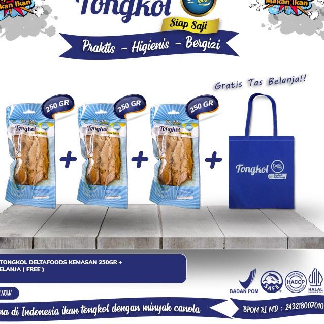 

Beli Dong DeltaFoods - Ikan Tongkol Siap Saji Dengan Minyak Kanola 250gram Bundling 3