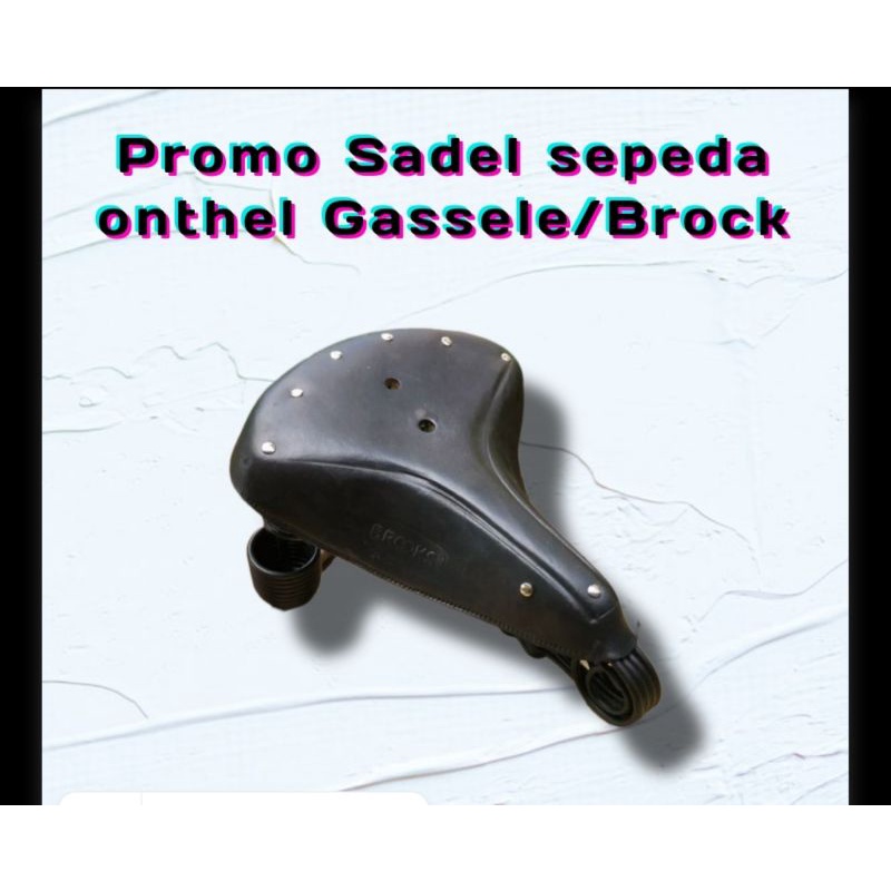 promo Jok sepeda onthel Gazelle,kebo,kwalitas terjamin,kulit Asli satu lembar #sadelonthel #aksesori