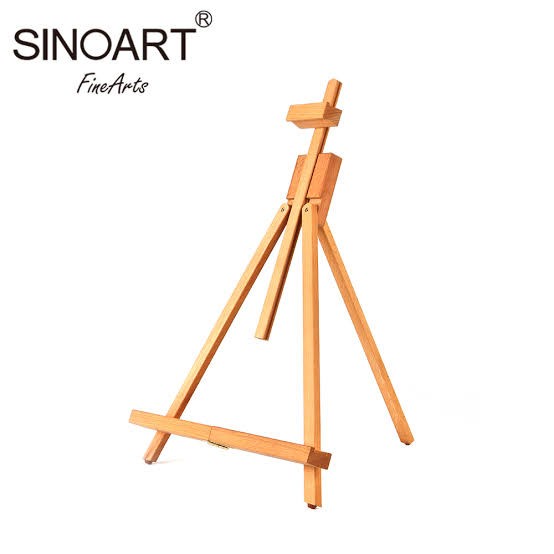 

Terlaris Sinoart Table Top Wooden Folding Easel Tiang Kayu Sandaran Kanvas