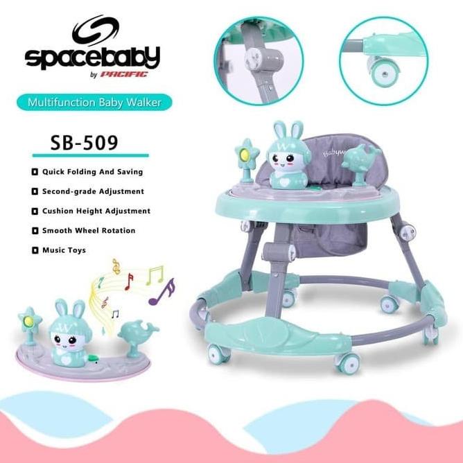 NEW STOCK (FREE PACKING) Baby Walker SpaceBaby Space Baby SB 711 / SB 701 / SB 509 / SB 510 /SB 507 
