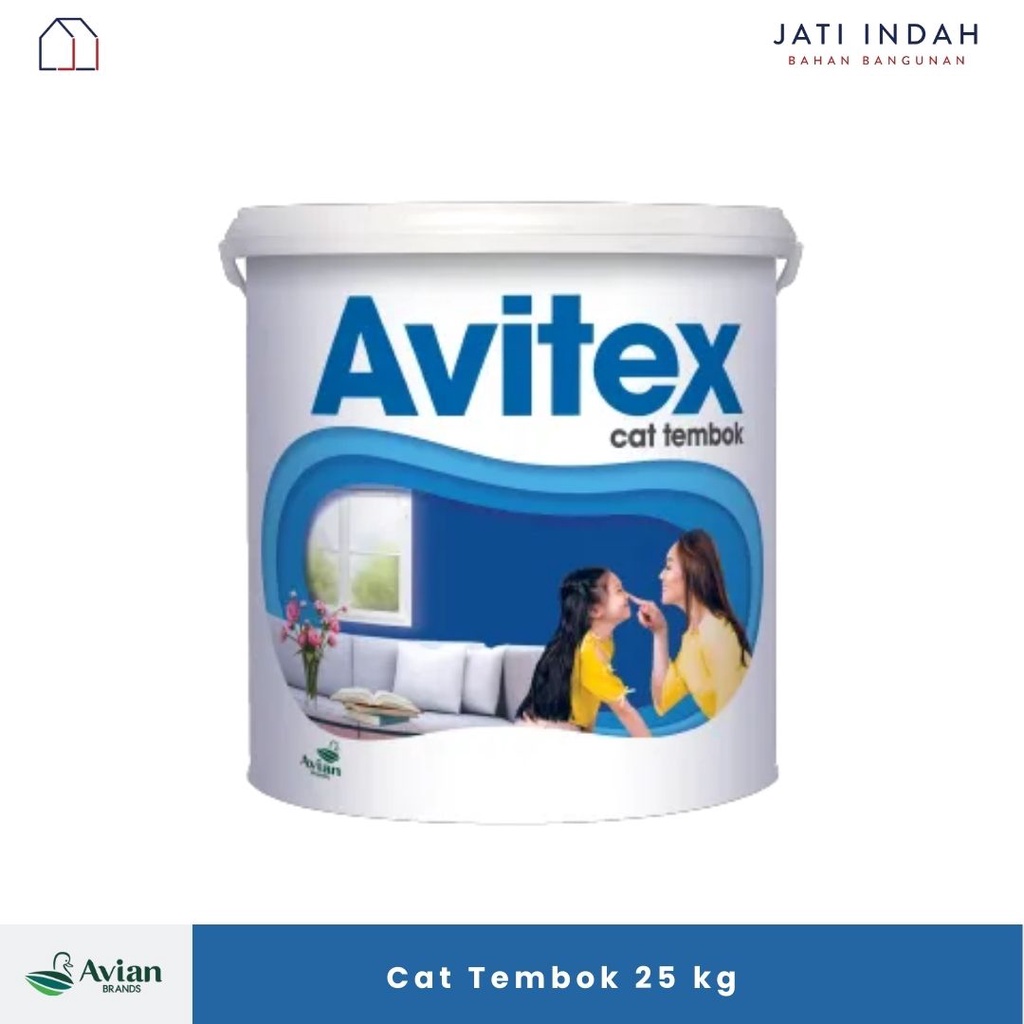 AVITEX CAT TEMBOK / PLAFON 25 KG DINDING WARNA BANYAK