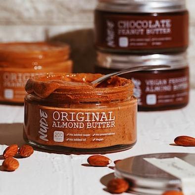 

Ω NUDE Original Almond Butter Unsweetened 200g - Natural Vegan Spread Keto Friendly ❈