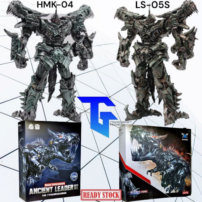 Terlaris Bmb Transformers Ls-05 Dinobot Grimlock - Robot Ls05 Ancient Leader
