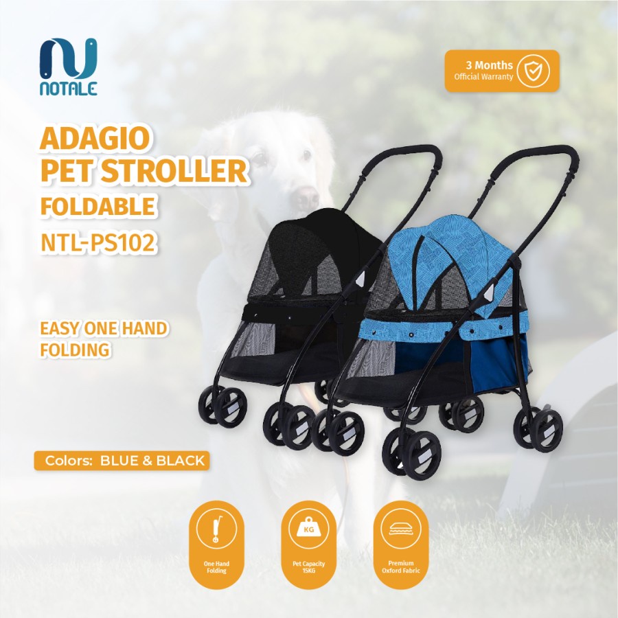 Notale Adagio Pet Stroller Foldable NTL-PS102 / PC102