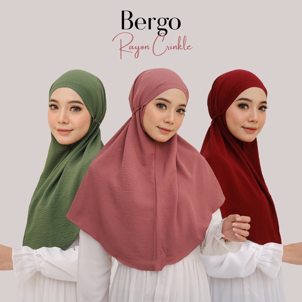 BERGO CRINKLE | DAILY HIJAB INSTAN CRINKLE AIRFLOW