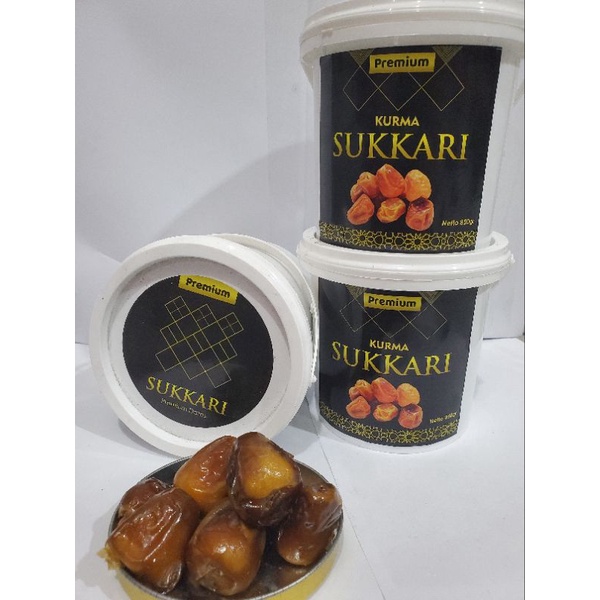 

kurma sukari almadinah kemasan ember850gr