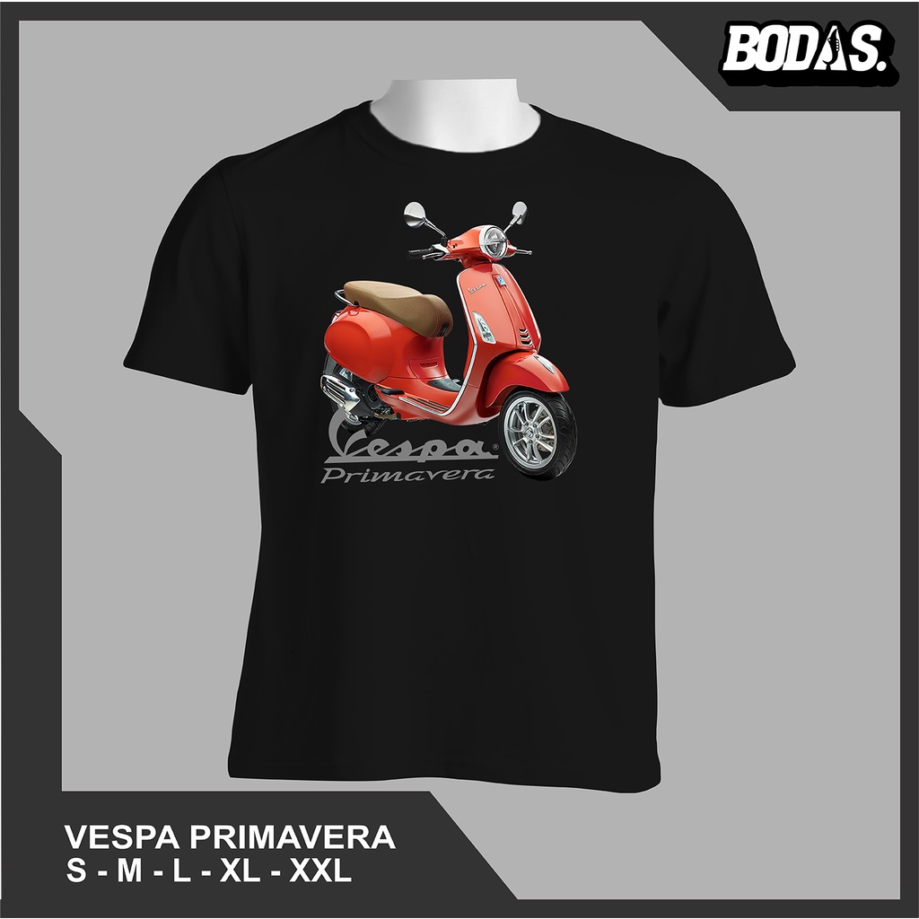 KAOS DISTRO OTOMOTIF MOTOR VESPA MATIC PRIMAVERA