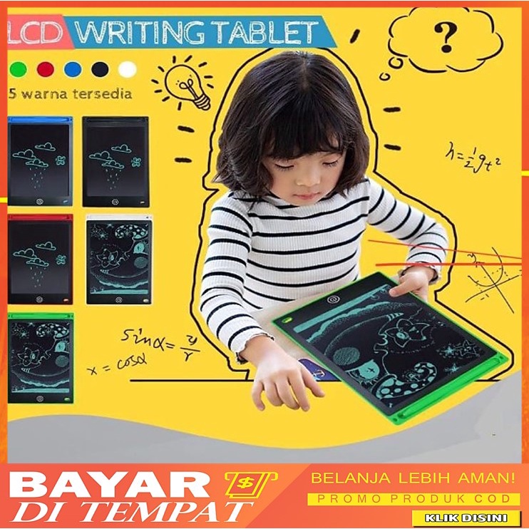 COD Drawing Writing Tablet 8.5inc/Papan Tulis LCD Anak Dewasa Board Writing