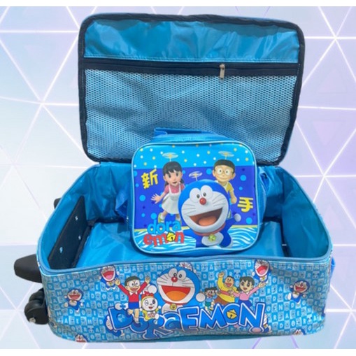 COD ~ KOPER SET 2in1 Tas Koper Anti Air Sekolah Anak SD + Lunch Bag ( VARIAN ) Spiderman Cars Tsum LOL UNICORN Little POny