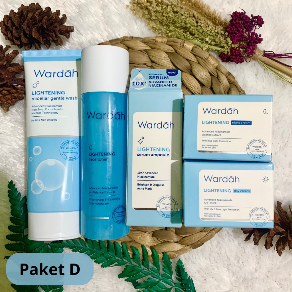 QEILA - WARDAH LIGHTENING PAKET HEMAT !!!