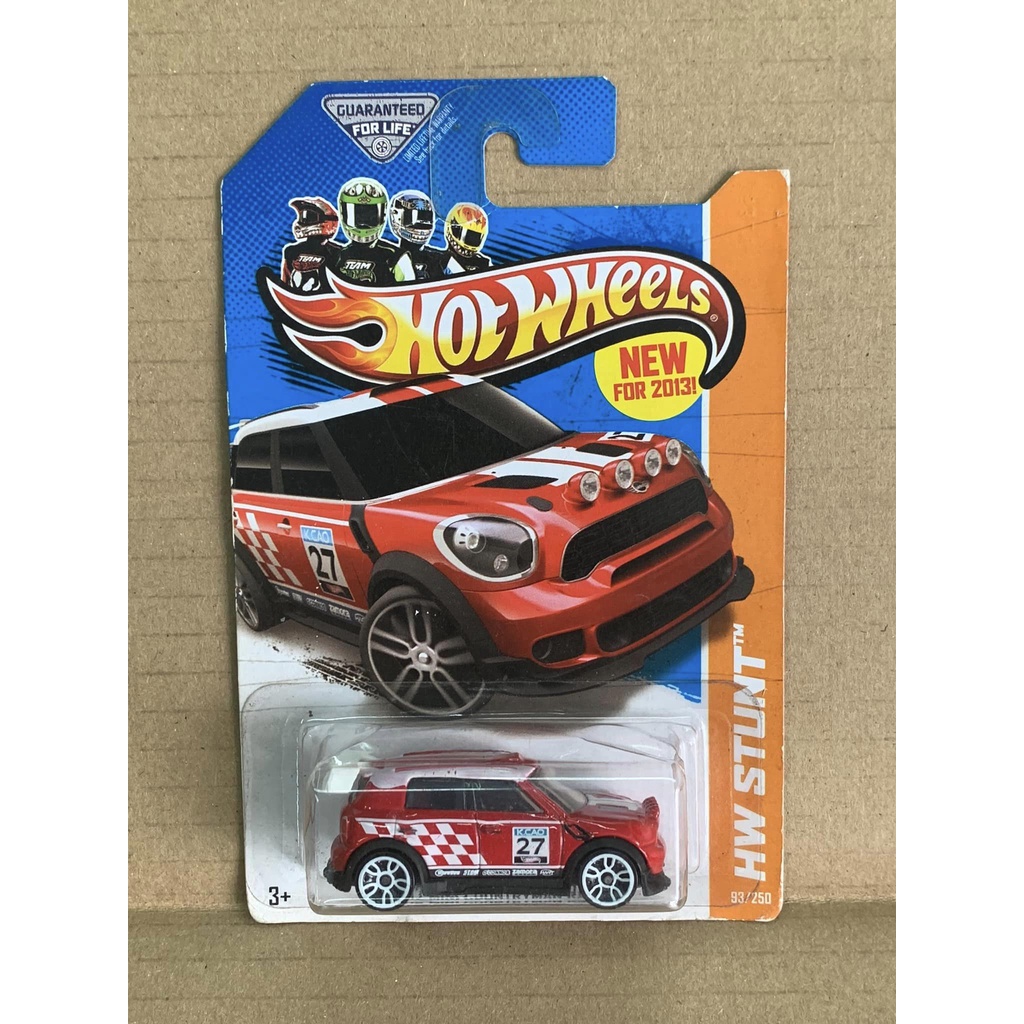 Hotwheels 12 Mini Countryman Rally 27 Merah CARD JELEK