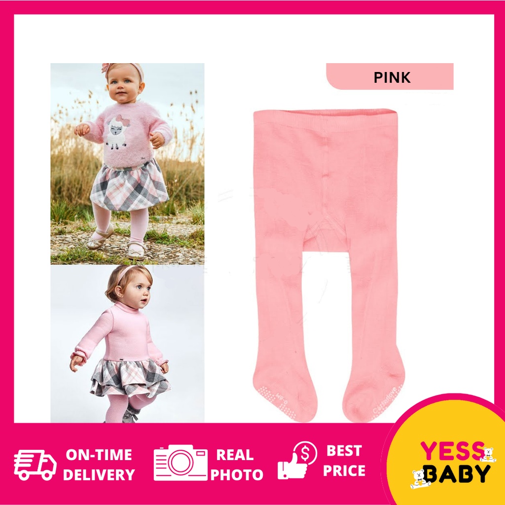 YESSBABY LEGGING RAJUT POLOS Celana Legging Leging Lejing Panjang Buka Polos Rajut &amp; Anak 1 2 3 Tahun Perempuan