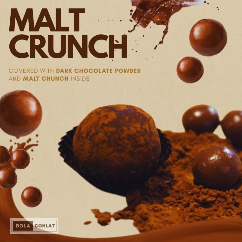 

BOLA COKLAT - Malt Chrunch