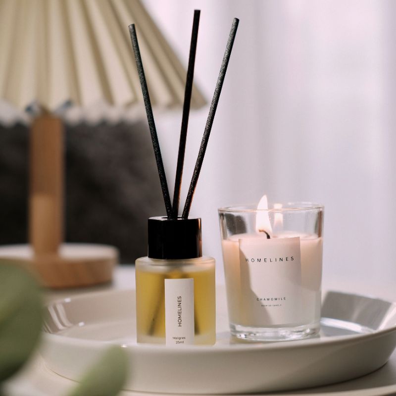 Reed Diffuser Homelines | Pewangi Ruangan/ Kamar Mandi | Oil Aroma | Home Decor