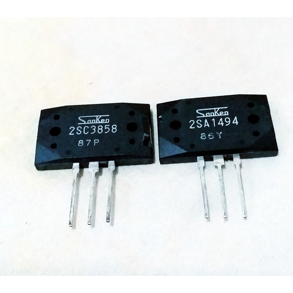 Transistor Sanken TR final (2SC3858)(2SA1494)