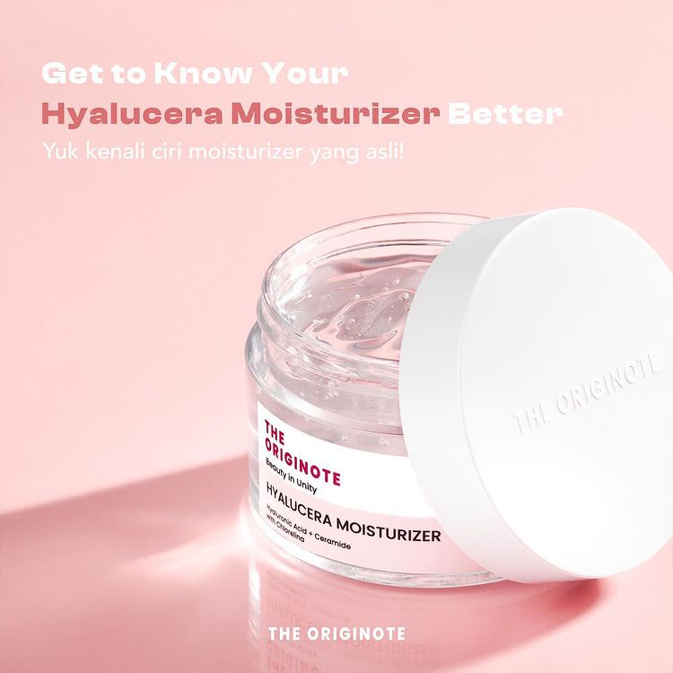 THE ORIGINOTE HYALUCERA MOISTURIZER GEL 50GR - PELEMBAB WAJAH MOIST THE ORIGINOTE BPOM ORIGINAL