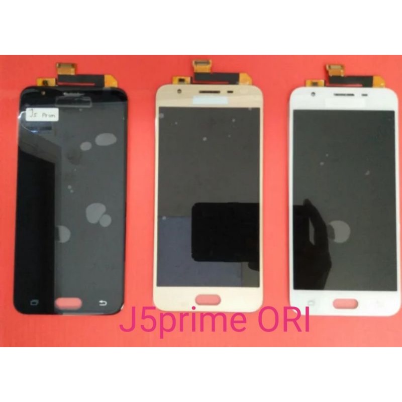 LCD SAMSUNG J5 PRIME BLACK GOLD WHITE ORI