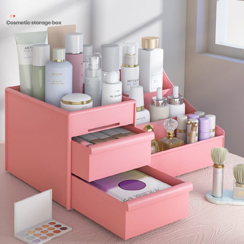 ELDE 1 - Rak  Mini Cosmetic Penyimpanan Kotak Storage Rak Makeup Drawer / RAK SUSUN KOSMETIK MINI