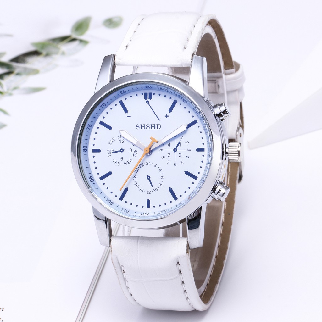 FYGALERY J125 Jam Tangan  SHSHD Luxury Leather Watch Men Jam Tangan Fashion Pria Import