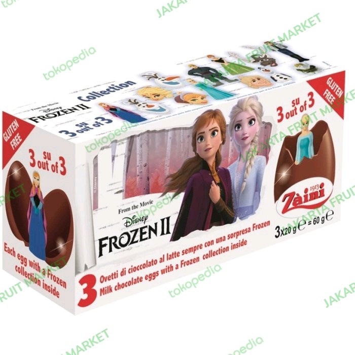 

COKELAT ZAINI CHOCOLATE EGG DISNEY FROZEN 2 60G