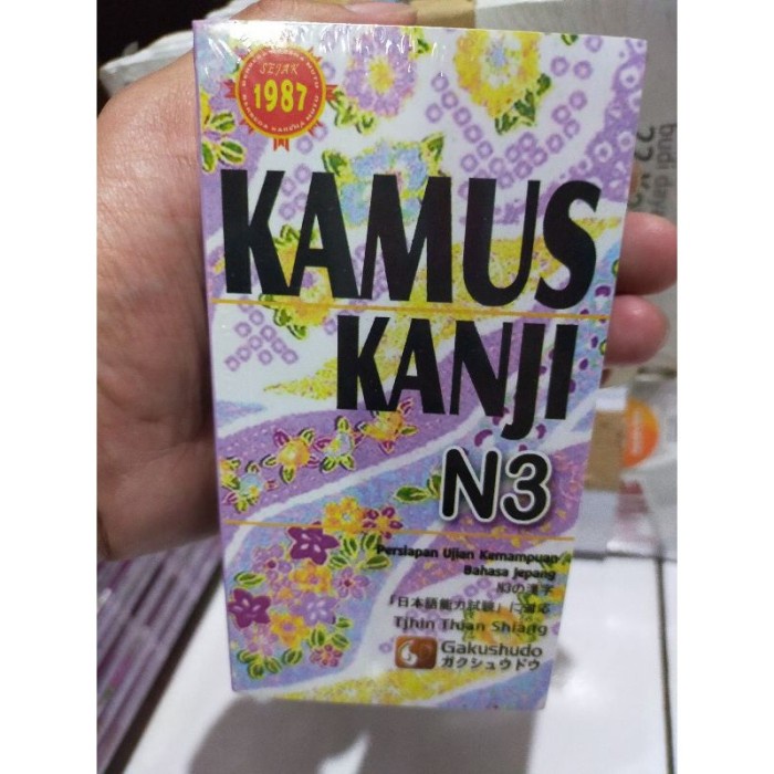 Terlaris Buku Kamus Kanji N3 Gakushudo Original