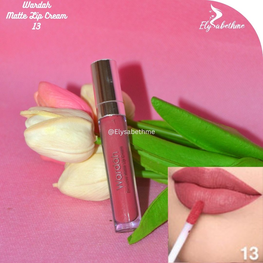 ✿ELYSABETHME✿ 🅆 🄰 🅁 🄳 🄰 🄷 Wardah lip cream mattee ORIGINAL lipstick cair ombre lips bibir