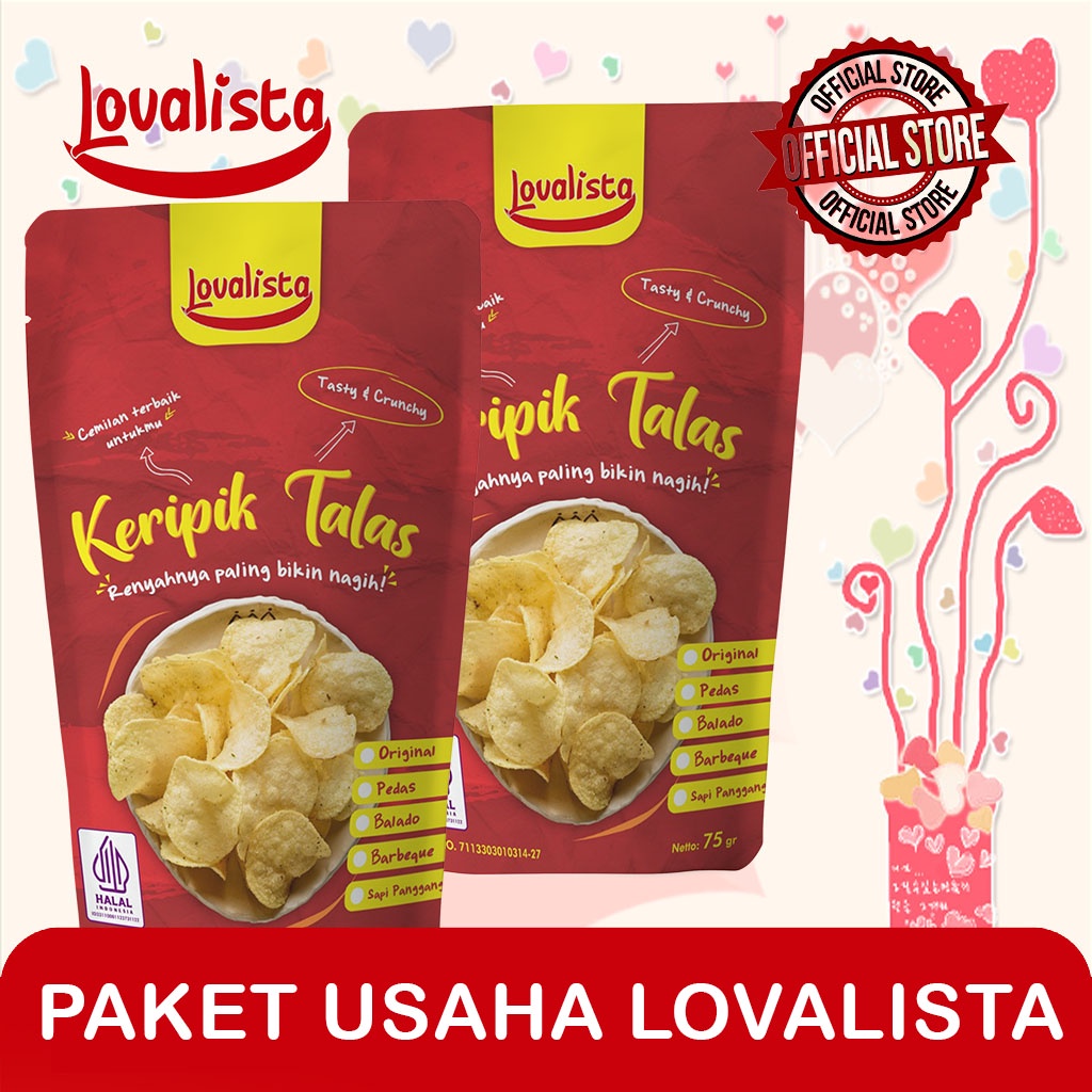 

Paket Usaha LOVALISTA Snack